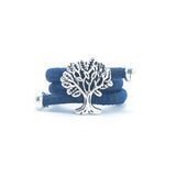 Dark Blue Cork Ring - Tree pendant from Texas Cork Company
