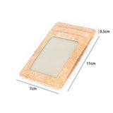 Dimensions of the minimalist RFID card wallet