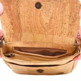 Fargo Cork Crossbody secret slip pocket beside zipper