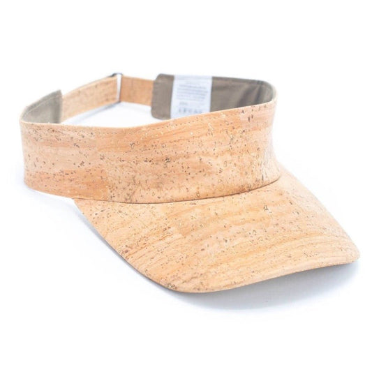 Front of Natural Cork Visor from Texas Cork Company