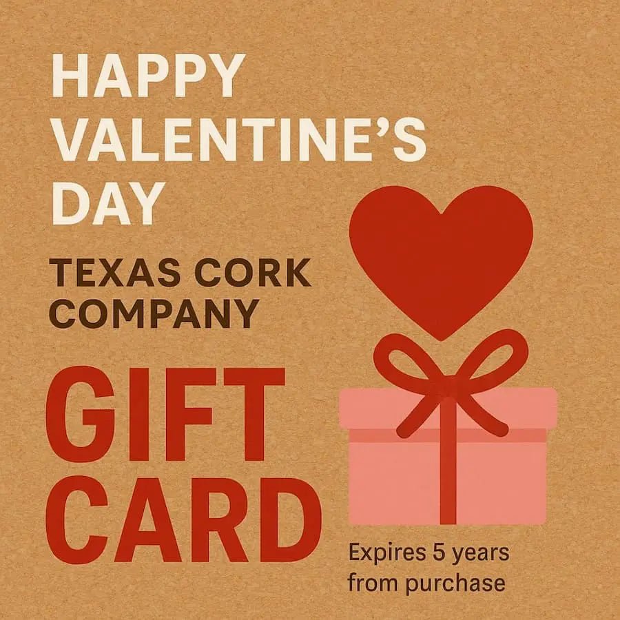 Valentines Day gift card with a red heart and wrapped package.