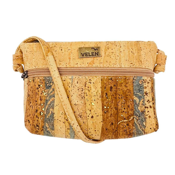 Helena Sustainable Crossbody Bag front in Earth Sea