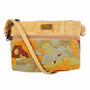 Helena Small Crossbody Cork Bag front in Patchwork