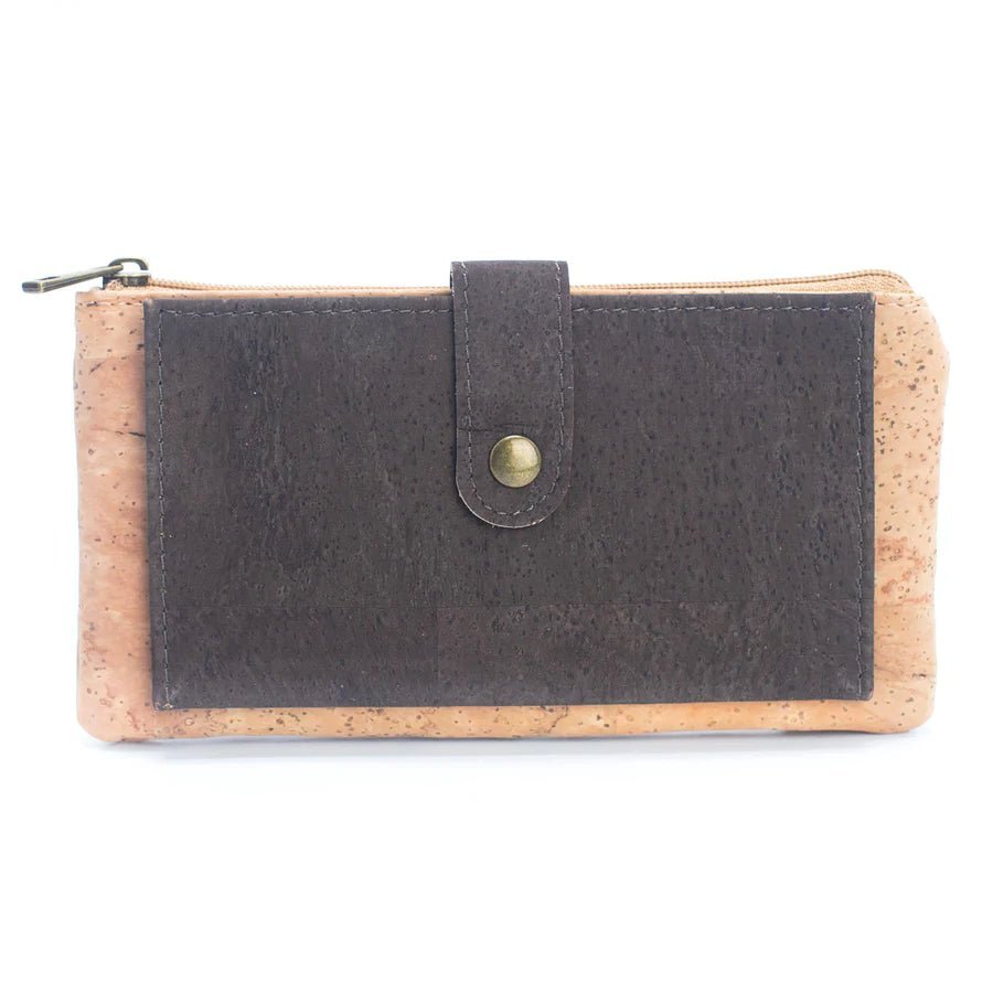 Ladies Slim Cork Card Wallets in Brown from Texas Cork Company