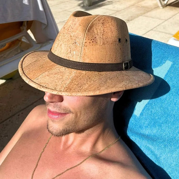 Man wearing Canyon Outlaw Cowboy Hat 