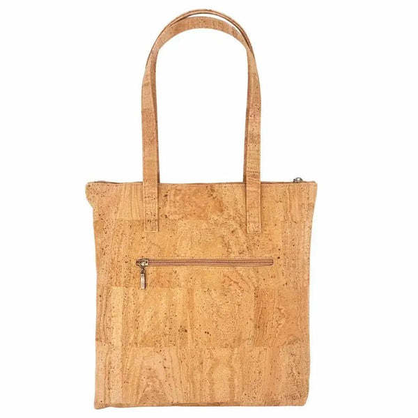 Malibu Market Bag back with zip pocket