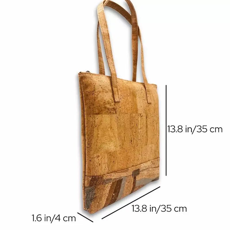Malibu Market bag dimensions: 13.8 inches tall, 13.8 inches wide, 1.6 inches deep