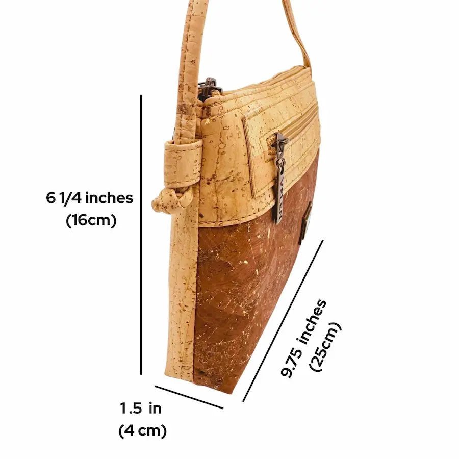 Phoenix Moder Mala - Cork Crossbody dimensions