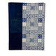  Navy with Blue Tiles Right Border