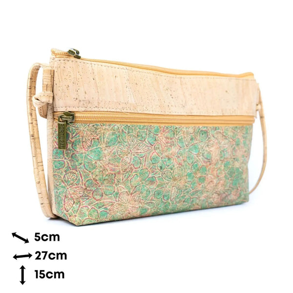 Newark cork purse dimensions and slim profile