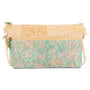 Newark Cork Crossbody Purse in Green Floral