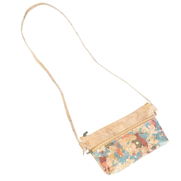 Newark cork shoulder bag with adjustable strap