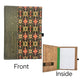  Olive Green with Shades of Rust & Green Right Border