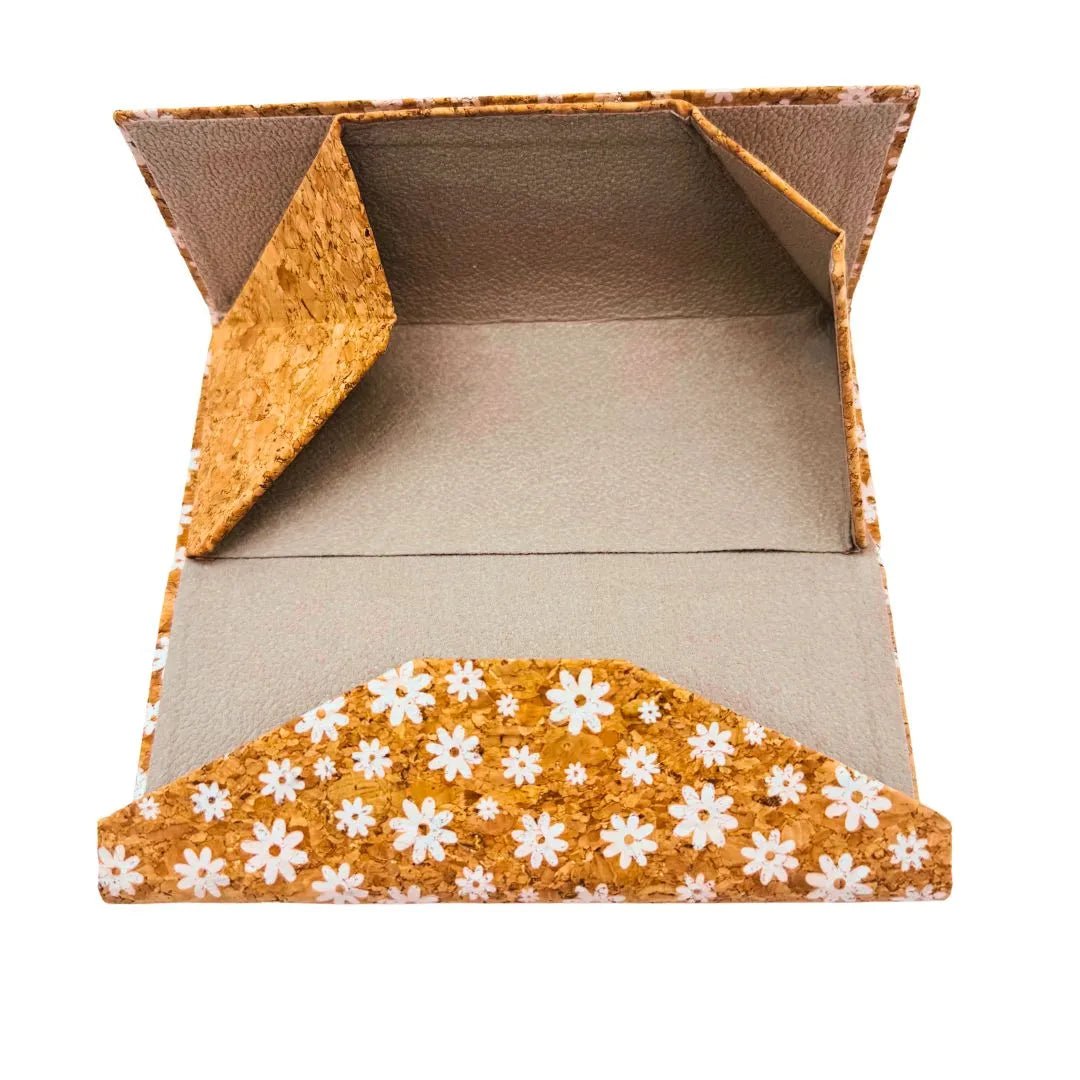 Inside of Cork Eyewear Case