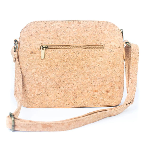 Portland Cork Crossbody back zip pocket