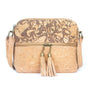 Portland Cork Crossbody Bag - Light Roast front view