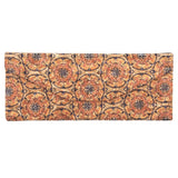 Front of Red, Blue, and Yellow floral glasses case