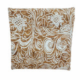 Back of Reno coin pouch with almond zipper by Texas Cork Company