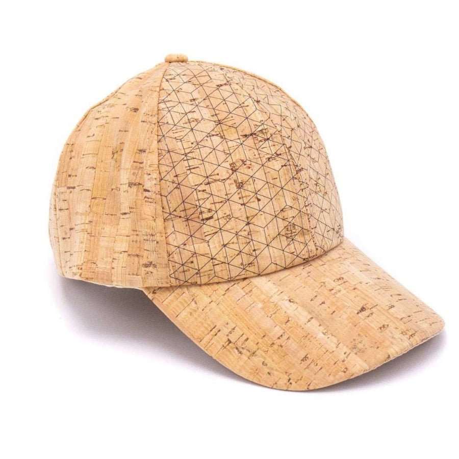 Rustic Cork Baseball Hat - Geometric - Texas Cork Company