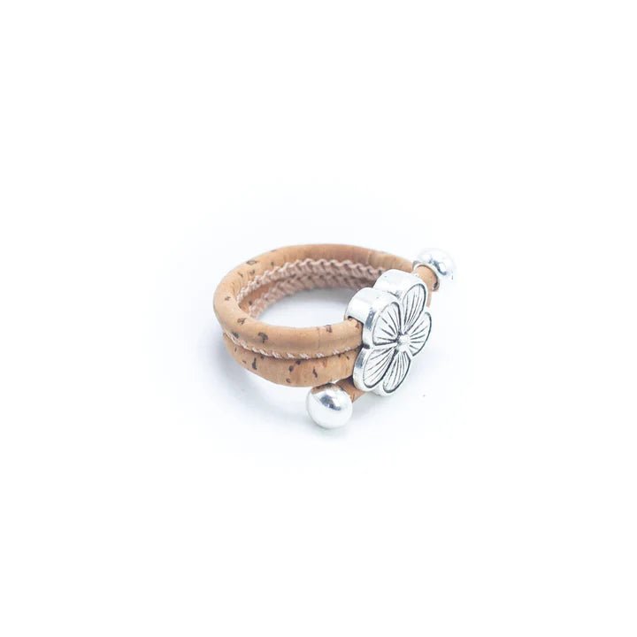 Side view of Flower Adjustable Cork Ring