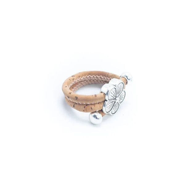 Side view of Flower Adjustable Cork Ring
