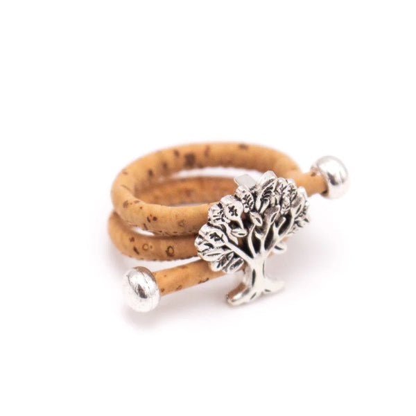 Side of Cork Ring - Tree pendant from Texas Cork Company