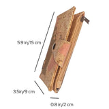 Dimensions of women's Sierra Snap wallet