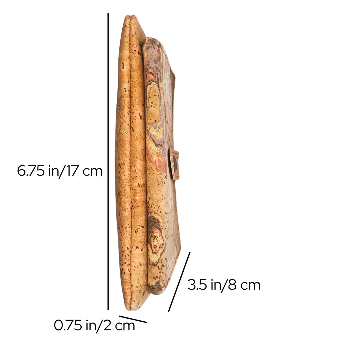 Dimensions of Seattle Slim Card Wallet