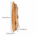 Dimensions of Seattle Slim Card Wallet
