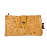 Front of Seattle Slim Woman's Cork Wallet in Natural
