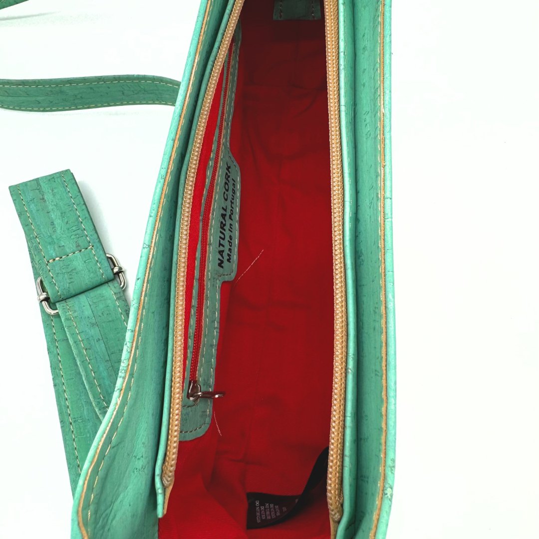 Spring Shoulder Bag with Natural Cork Pocket -2073.58.01-B36 - Texas Cork Company