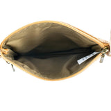 Inside of the Summerville Cork Crossbody bag on a white background.
