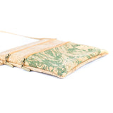 Side and bottom of the Summerville Cork Crossbody bag on a white background.
