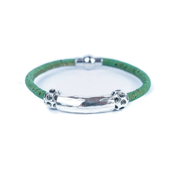 Green Summit Cork Bracelet