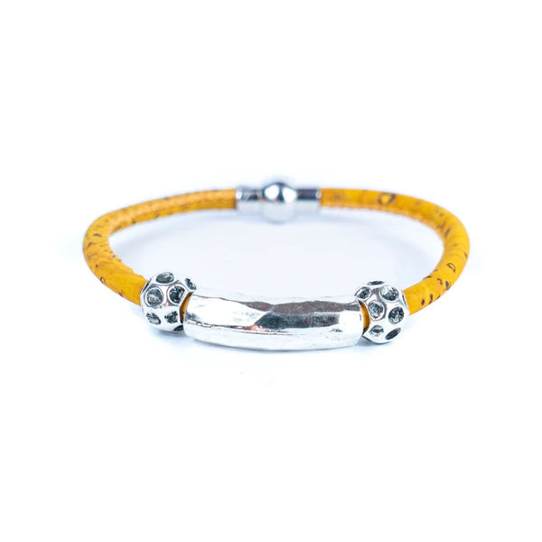 Yellow Summit Cork Bracelet