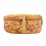 Topeka Cork Sling Belt Bag front in Floral
