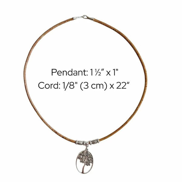 Earth Friendly Tree of Life Pendant Necklace
