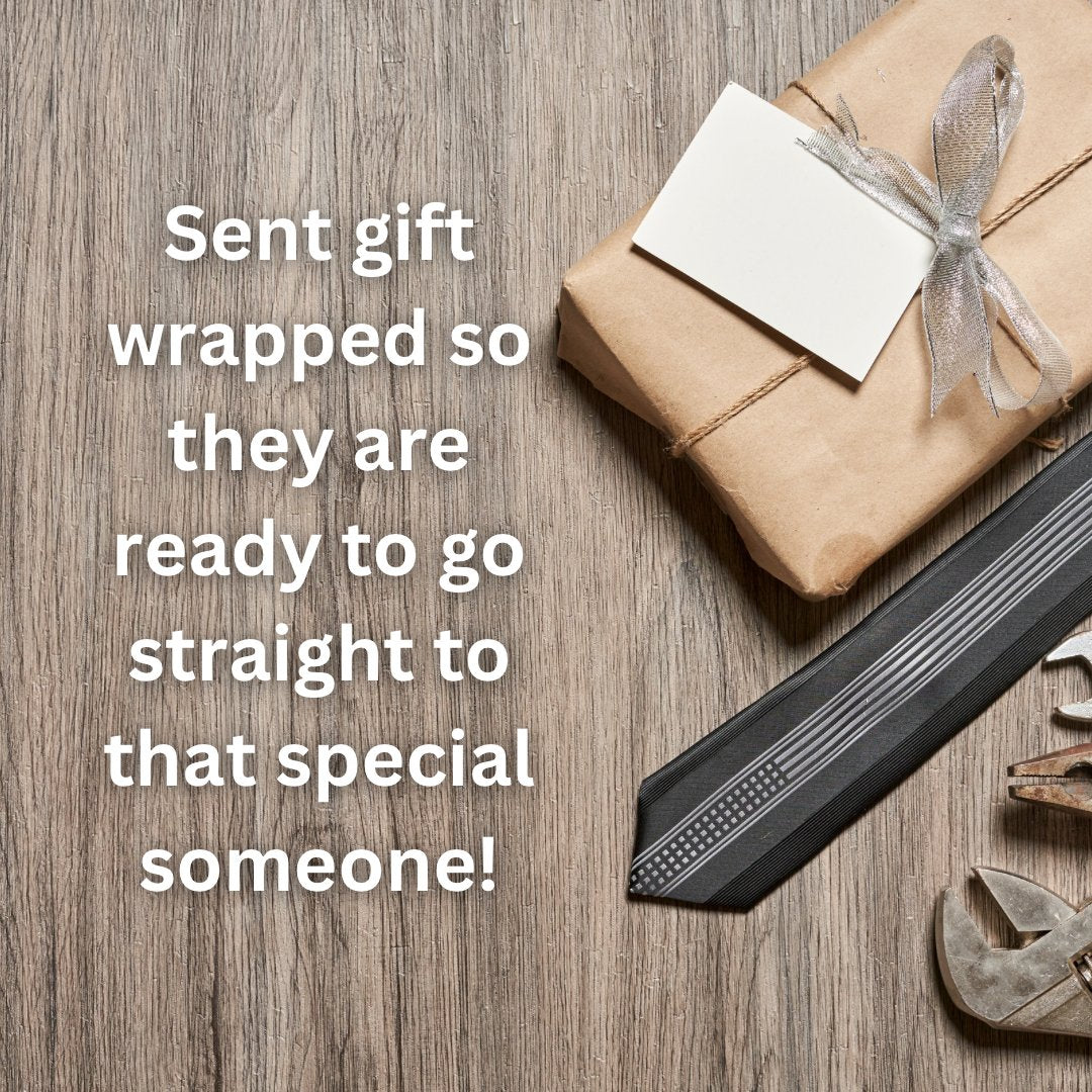 Ultimate cork men's gift set is wrapped and ready to gift to that special man.