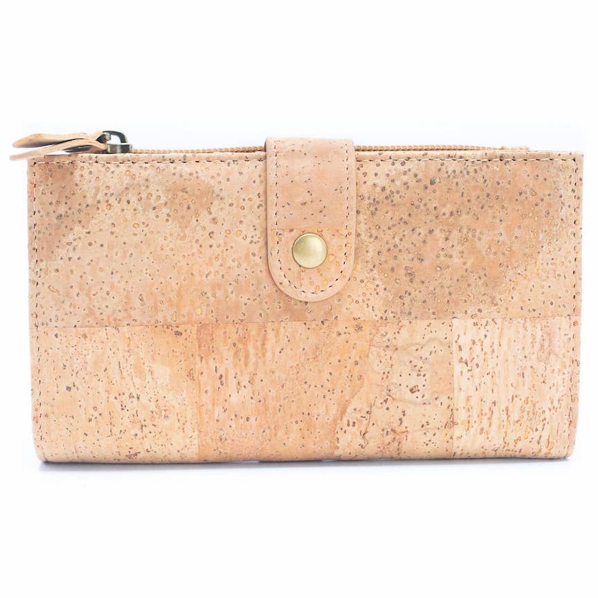Exquisite Cork Wallet With Snap Closure -BAG-2203-C - Texas Cork Company