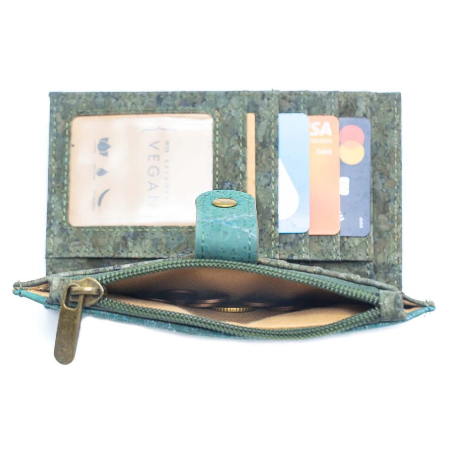 Exquisite Cork Wallet With Snap Closure -BAG-2082 - Texas Cork Company
