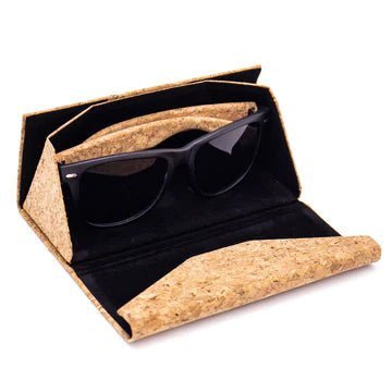 Foldable Engraved Cork Glasses Case -TCC-Glasses-Case-Bloom - Texas Cork Company