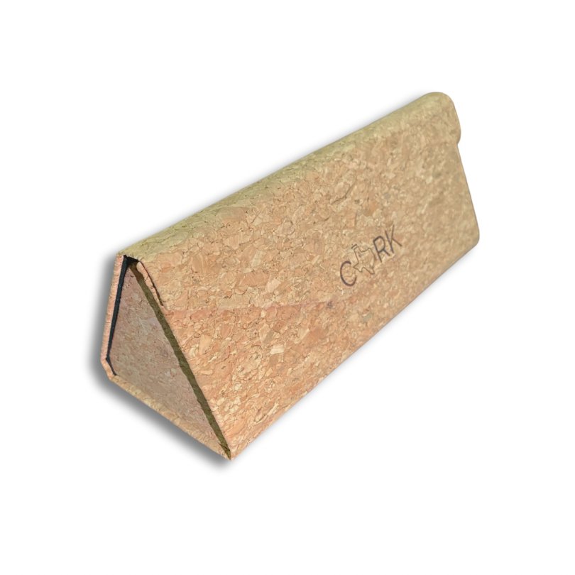 Foldable Engraved Cork Glasses Case -TCC-Glasses-Case-Bloom - Texas Cork Company