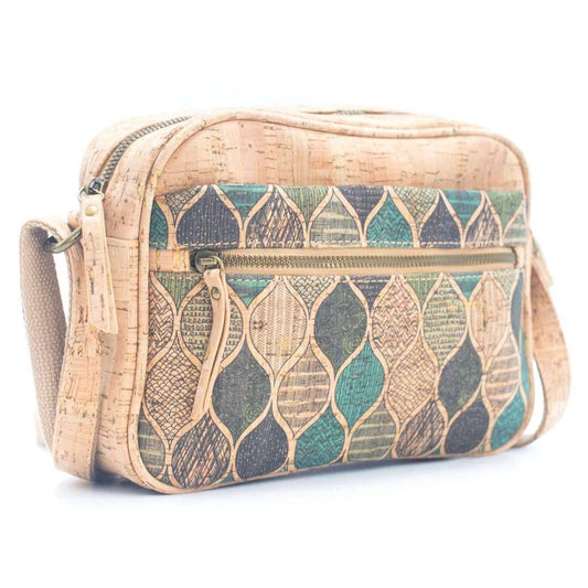 Handmade cork slingbag, Natural cork handbag, Vegan leather sling bag –  Turquoisethestore