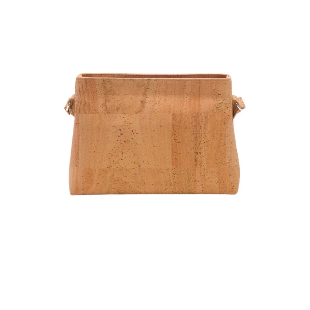 Shoulder Bag with Laser Cut Natural Cork -6709.01-B37 - Texas Cork Company