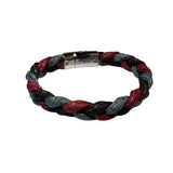 Unisex Bracelet | Colorful Braided Cork with Magnet Clasp -BRW-013-NBB - Texas Cork Company